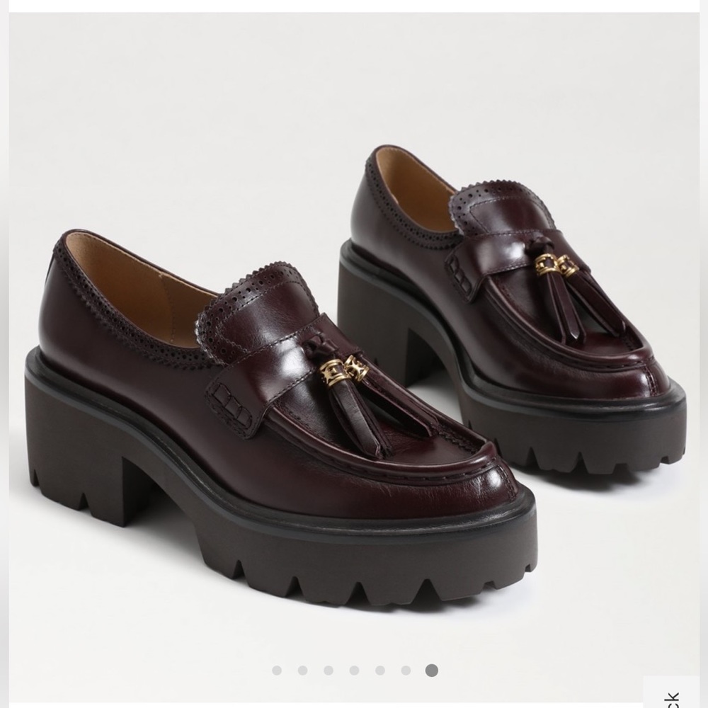 NEW SAM EDELMAN MEELA PLATFORM TASSEL
LOAFER SIZE 8.5